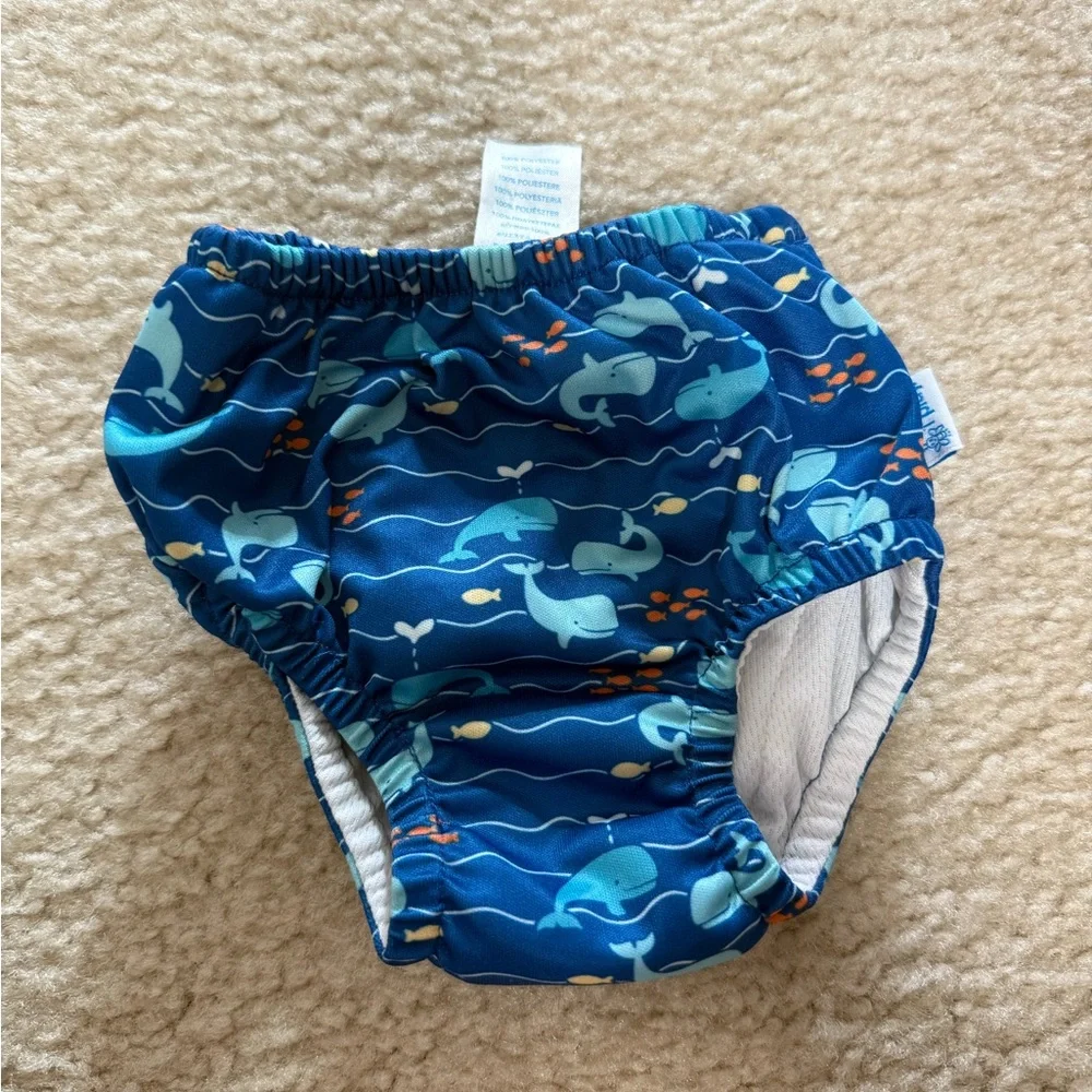 i play. Ocean Whale Print Diaper Cover